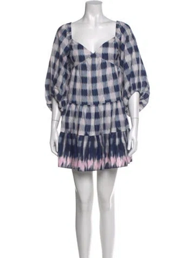 Pre-owned Sachin & Babi Tie-dye Print Mini Dress W/ Tags In Multi