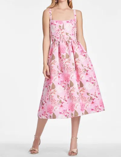 Sachin & Babi Tinsley Dress In Rose Garden Floral In Pink