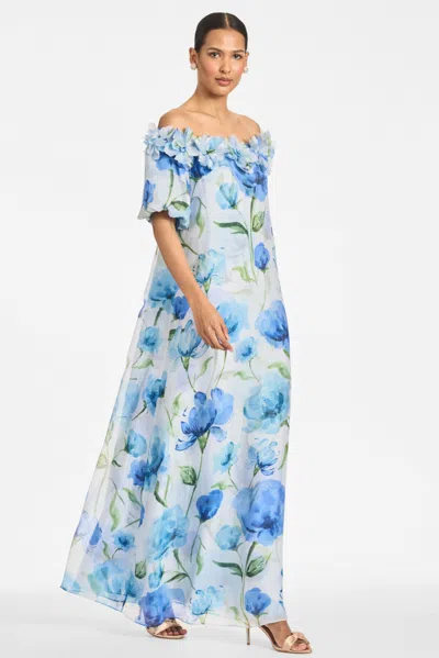 Sachin & Babi Valentina Gown In Gray