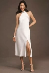 Sachin & Babi Violet Halter Midi Dress In White