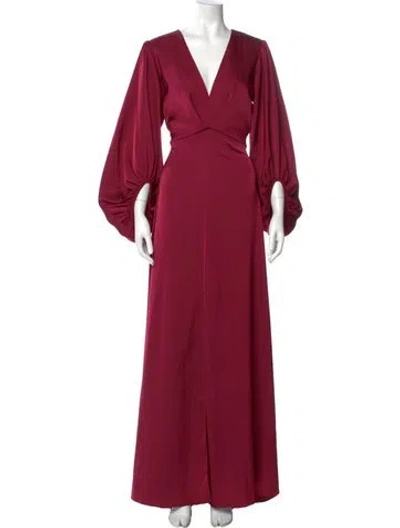 Pre-owned Sachin & Babi V-neck Long Dress