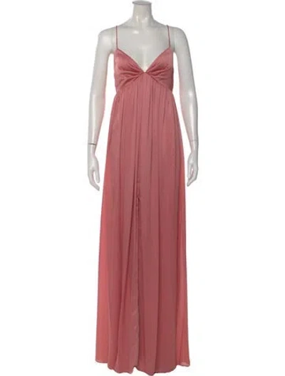 Pre-owned Sachin & Babi V-neck Long Dress W/ Tags In Pink