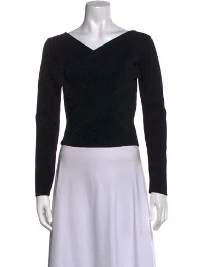 Pre-owned Sachin & Babi V-neck Sweater In Black