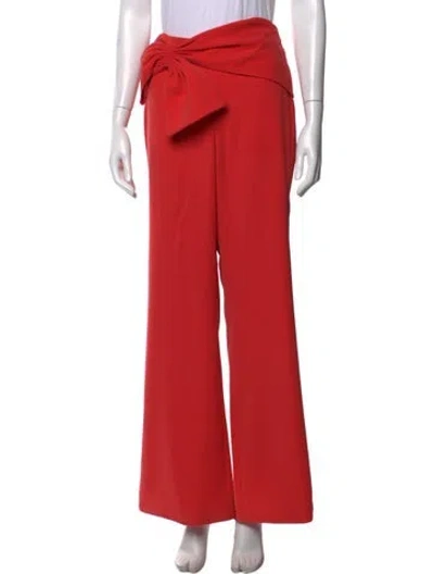 Pre-owned Sachin & Babi Wide Leg Pants In Red