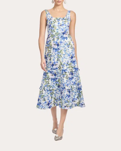 Sachin & Babi Women's Caterina Square-neck Midi Dress In Blue