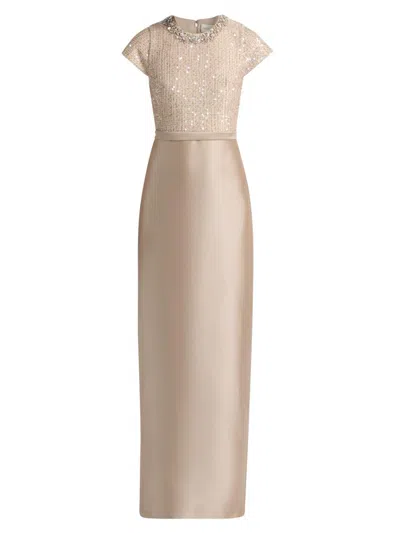 Sachin & Babi Isla Abendkleid In Neutral
