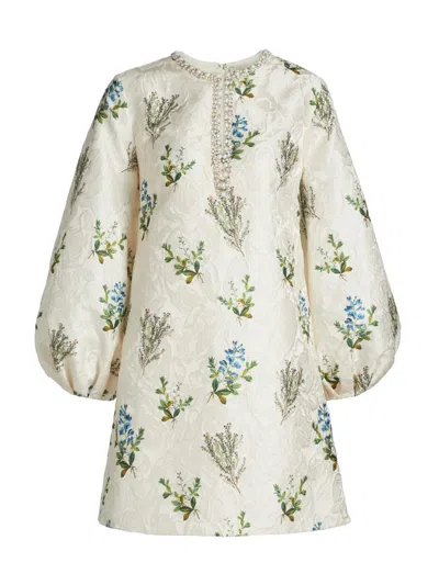 Sachin & Babi Women's Perry Printed Embellished Minidress In Multi