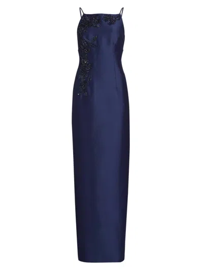 Sachin & Babi Embellished Pryce Gown In Blue