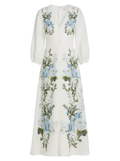 Sachin & Babi Women's Varenna Floral Maxi Dress In White