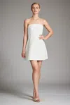 Sachin & Babi Alanna Strapless Pearl-embellished Mini Dress In Ivory/pearls