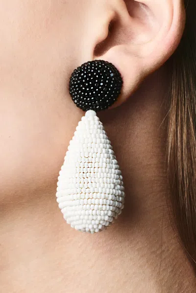Sachin & Babi Alena Earrings In White