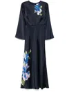 Sachin & Babi Alex Gown In Blue