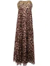 Sachin & Babi Ames Gown In Brown