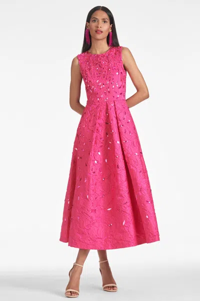 Sachin & Babi Ashley Gown In Pink