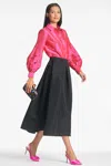 Sachin & Babi Astor Satin-finish Shirt In Fuchsia