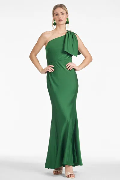 Sachin & Babi Aubrey Gown In Emerald