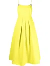 Sachin & Babi Auda Flared Midi Dress In Green