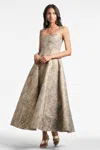 Sachin & Babi Audrey Gown In Gilded Floral