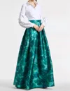 Sachin & Babi Watercolor Floral Print Maxi Skirt In Multi