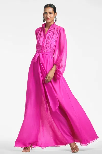 Sachin & Babi Beatrix Gown In Fuchsia