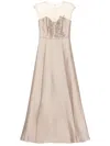 Sachin & Babi Betsy Gown Dress In Gold