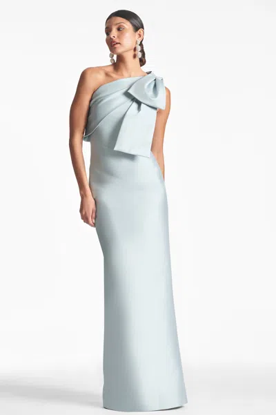 Sachin & Babi Bonnie Gown In Ash Blue