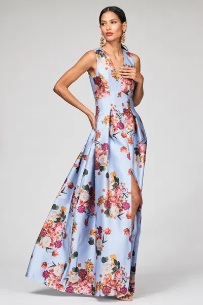 Sachin & Babi Brooke Gown In Blue