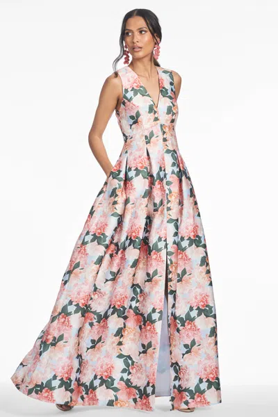 Sachin & Babi Brooke Gown In Pink