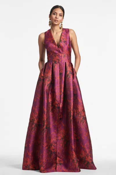 Sachin & Babi Brooke Gown In Pink