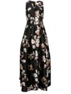 Sachin & Babi Brooke Gown In 黑色
