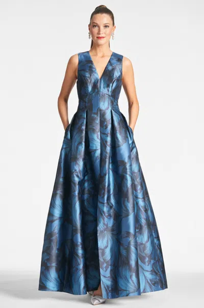 Sachin & Babi Brooke Gown In Tonal Petal