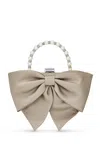 Sachin & Babi Bubbly Clutch Bag In Pewter