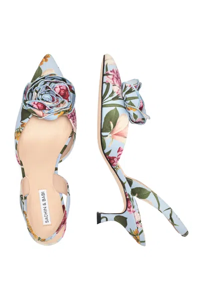Sachin & Babi Carnegie Kitten Heel In Blue