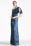 Sachin & Babi Chelsea Floral Gown