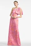 Sachin & Babi Chelsea Gown In Pastel Sunset Hydrangea