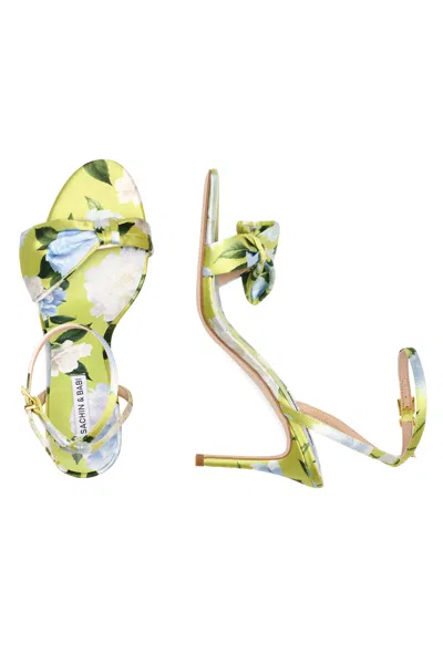 Sachin & Babi Chelsea Obi-bow Open Toe In Green