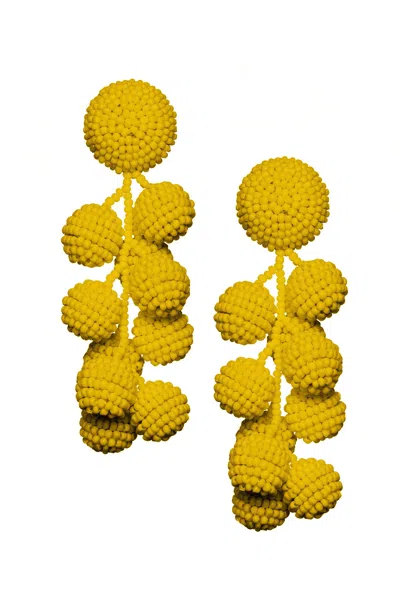 Sachin & Babi Coconuts Earrings In Yellow