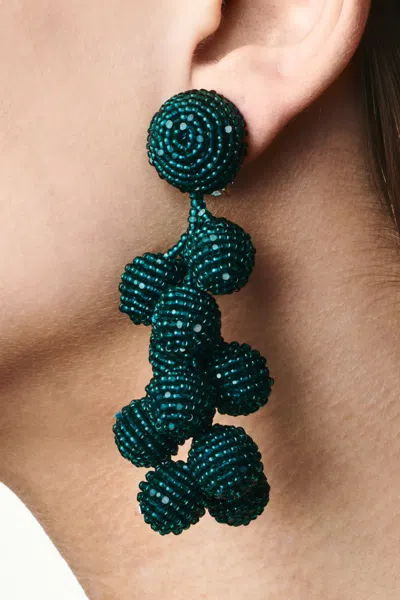 Sachin & Babi Coconuts Earrings In Green