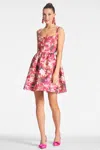 Sachin & Babi Cora Dress In Deep Pink Dahlia