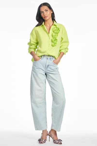 Sachin & Babi Dolly Top In Green