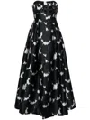 Sachin & Babi Embellished Giovanna Gown In Dark As Night Ikat