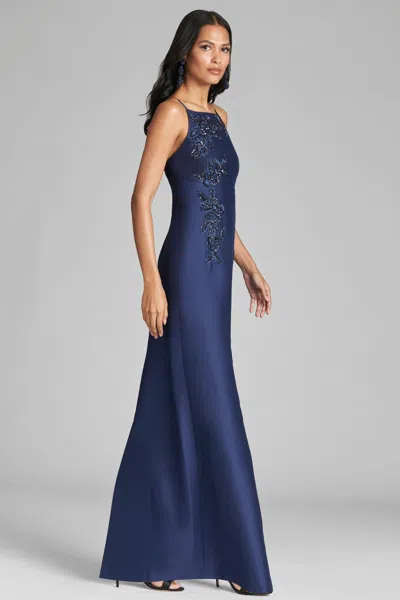 Sachin & Babi Embellished Pryce Gown In Blue