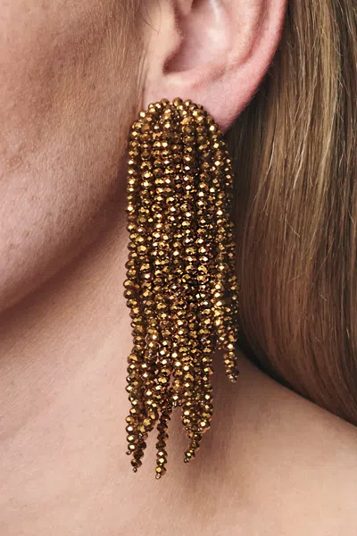 Sachin & Babi Fountain Earrings In Green
