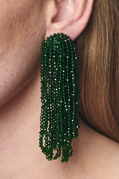 Sachin & Babi Fountain Earrings In Metallic
