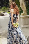 Sachin & Babi Women's Frivolla Ruffled Printed-organza Gown