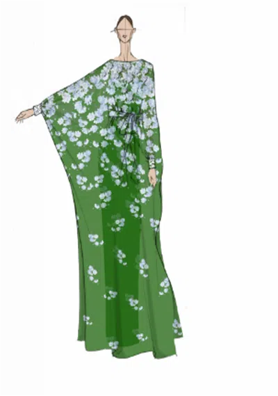 Sachin & Babi Gilda Gown In Green