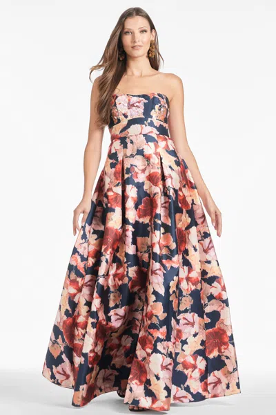 Sachin & Babi Giovanna Gown In Bedford Bouquet