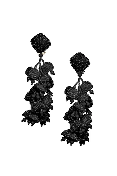 Sachin & Babi Grapes Earrings In Black