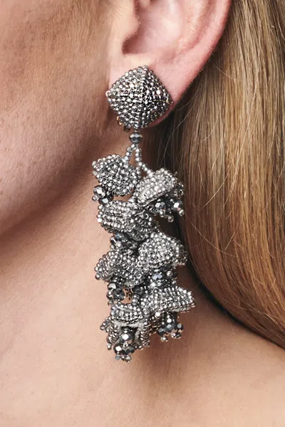 Sachin & Babi Grapes Earrings In Black