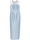 Sachin & Babi Irina Gown In Blue